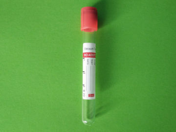 Μίας χρήσης σαφής σωλήνας σωλήνων συλλογής αίματος κανένας προμηθευτής CE ISO της PET 5ml πρόσθετων ουσιών