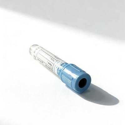 1:9 Sodium Citrate Coagulation Tubes with Push-Down Safety Cap: Precision Ratio, One-Handed Sealing