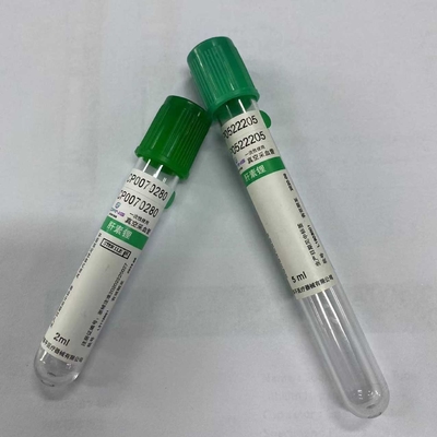 Πράσινη ΚΑΠ ηπαρίνης συλλογή 1ml αίματος σωλήνων κενή - 10ml