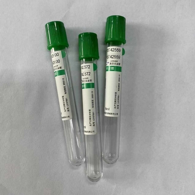 Πράσινος σωλήνας ηπαρίνης λίθιου ΚΑΠ 5ml για τις στερεότυπες δοκιμές Clinicalbiochemistry