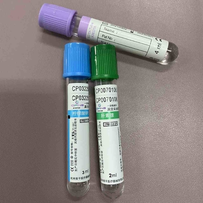 Σωλήνας μίας χρήσης πράσινη ΚΑΠ 1ml ηπαρίνης λίθιου νατρίου - 10ml
