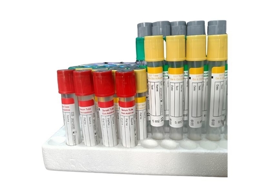 K2 K3 Vacuum Blood Test Collection Tubes Μίας χρήσης Lab Pet Glass Edta