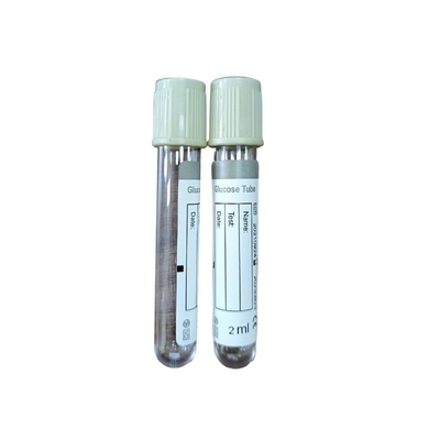 Vacuum Blood Collection Glucose Tube Grey Cap 10ml Πλαστικό