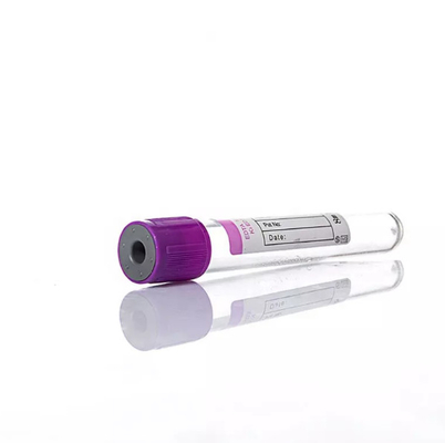 Μίας χρήσης Edta γυαλιού vacuum blood colletion tube Pet προσαρμοσμένο 1-10ml μέγεθος σωλήνων συλλογής αίματος