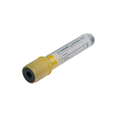 6 ml Gel And Clot Activator Tube Κίτρινος Τύπος Αποθήκευσης Αίματος