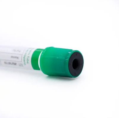 1-10 ml PET Ξαναχρησιμοποιήσιμο Vakuum Συλλογή αίματος Λιθίου Επαρίνη σωλήνα Πράσινο Top ιατρικά καταναλωτικά