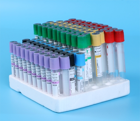 1-10ml Προσαρμοσμένο μέγεθος σωλήνα συλλογής αίματος κενού με πρόσθετα / μη πρόσθετα για ιατρική χρήση σε νοσοκομεία και κλινικές