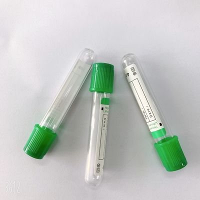 Green-Top Lithium Heparin Tube with Additive/Non-Additive for Routine Chemistry Tests